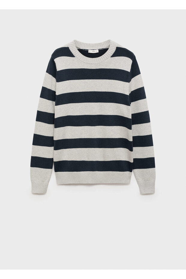 Marineblauer Jungenpullover - 5