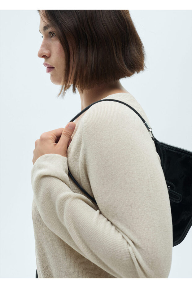 Silberner Damenpullover 77054026 - 7