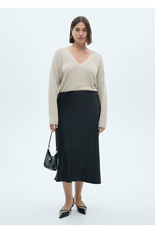 Silberner Damenpullover 77054026 - 6