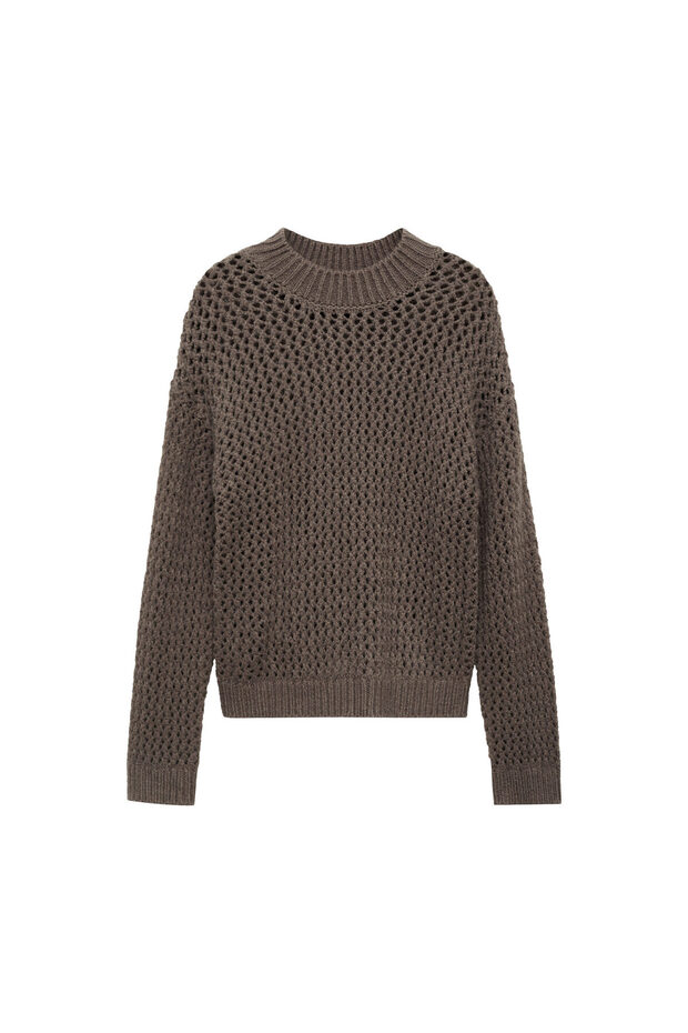 Sivi džemper za devojčice 77007692 - 9