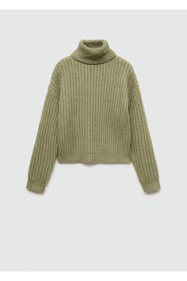 Grüner Mädchenpullover 77007689 - 3