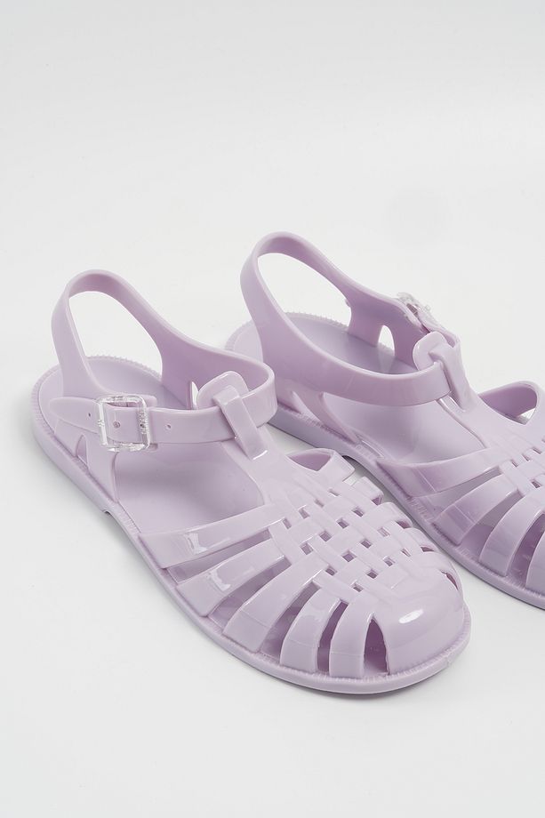 Kadın Parlak Lila Jelly Sandalet Byndjlly01 - 7