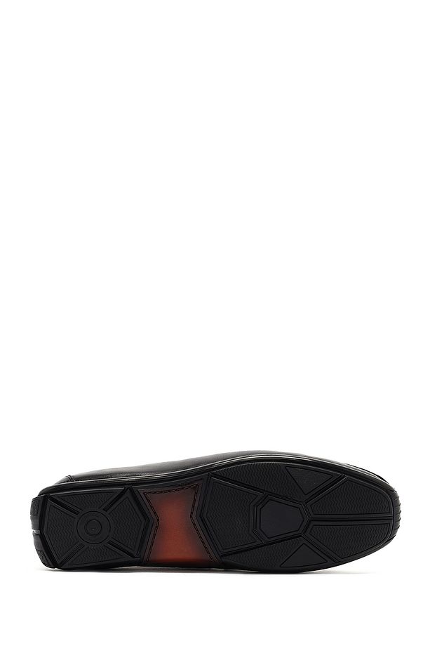 Erkek Siyah Deri Casual Loafer 25SFD642018 - 4