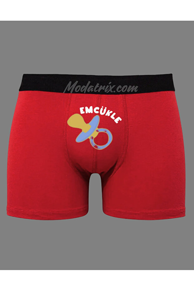 Emcükle Baskılı Boxer - 1