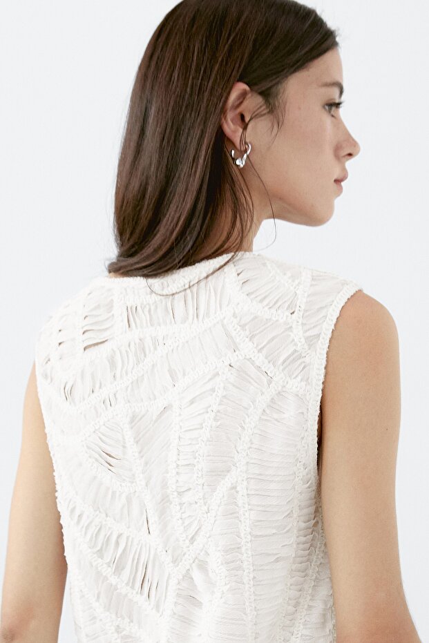 Ajurlu örgü top - 4