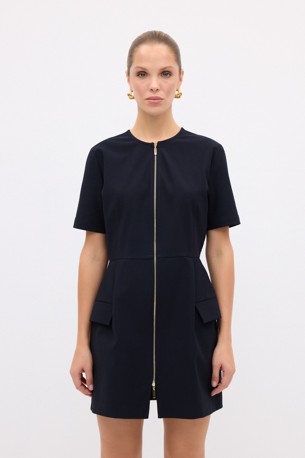 Fermuarlı Elbise - 4