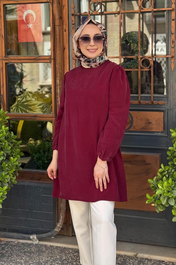 Tunik 37025 Bordo - 3