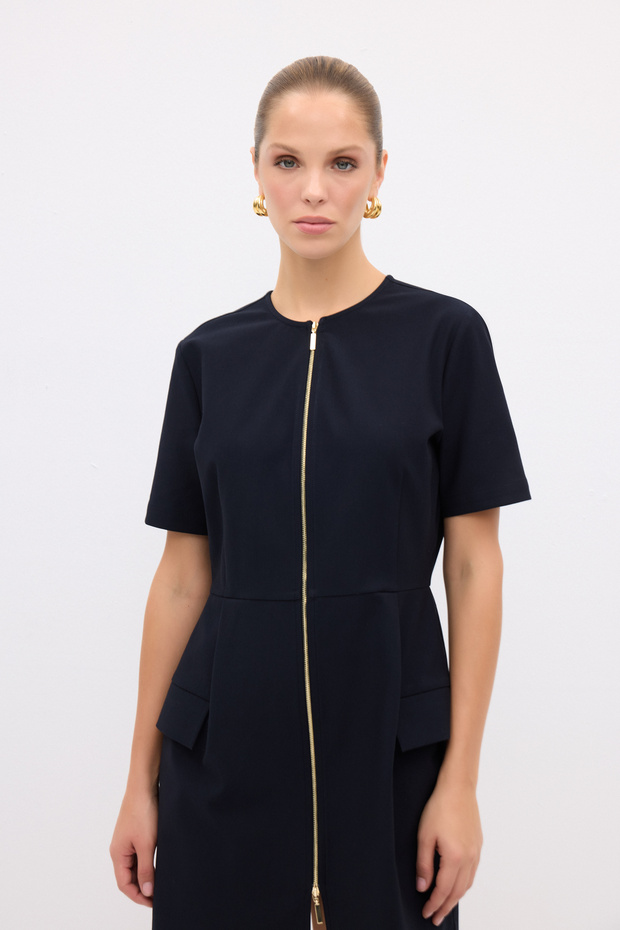 Fermuarlı Elbise - 5