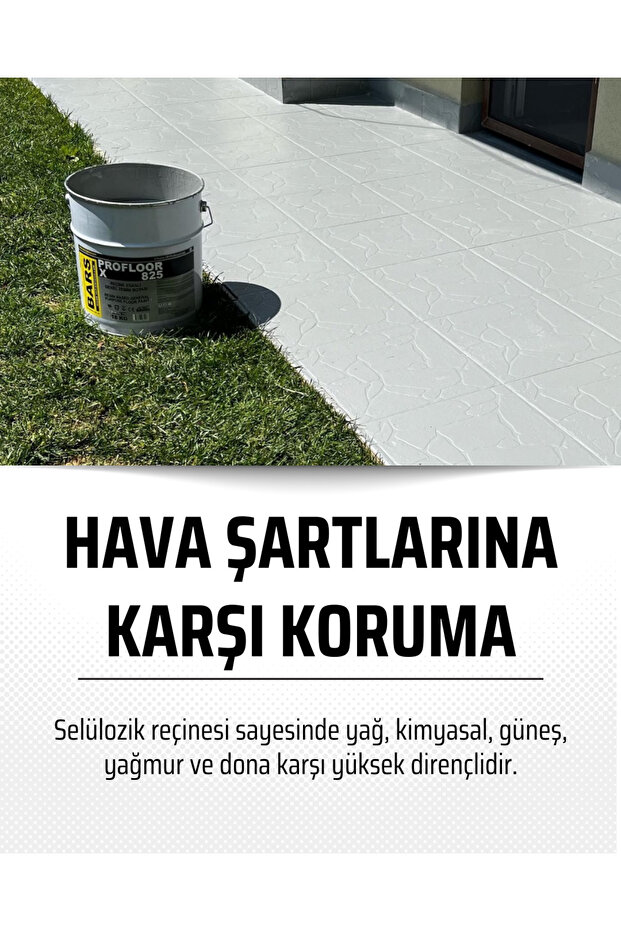 Zemin Boyası, Iç Dış Mekan Uygun, Yüksek Aşınma Direnci, Geniş Renk Seçeneği- Ral: 5015 - 6