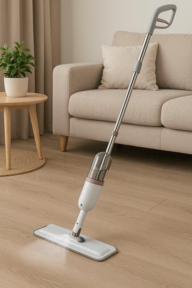 Kavi Entegre Plastik Süper Parlak Sprey Mop – Pratik ve Etkili Temizlik Çözümü