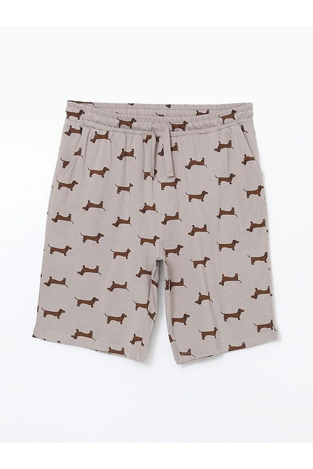 Standart Kalıp Erkek Pijama Alt Şort (S5) - 1
