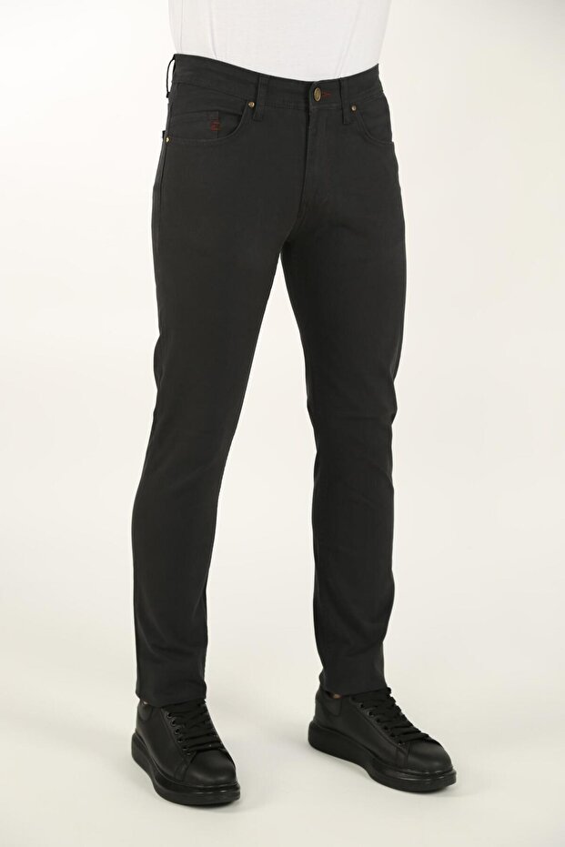 Gabardin Pantolon Antrasit - 3