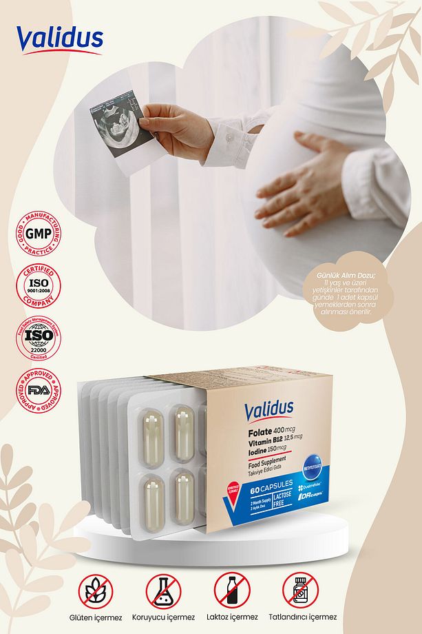 Kadın Destek Seti - Vitex - Burdock Root - Folat Qatrefolic - Magnesium - 6