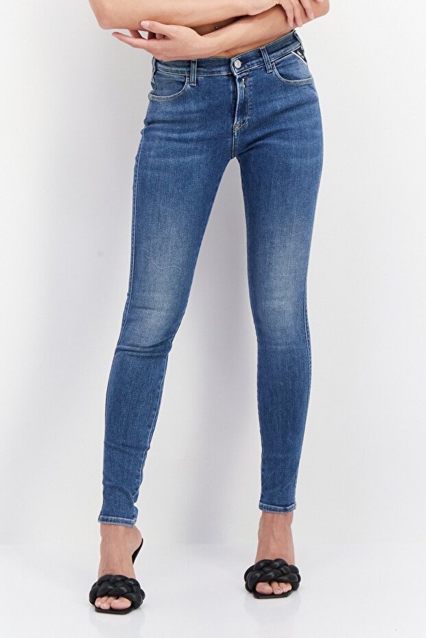 Women Super Skinny Fit Wash Stretchable Denim, Blue
