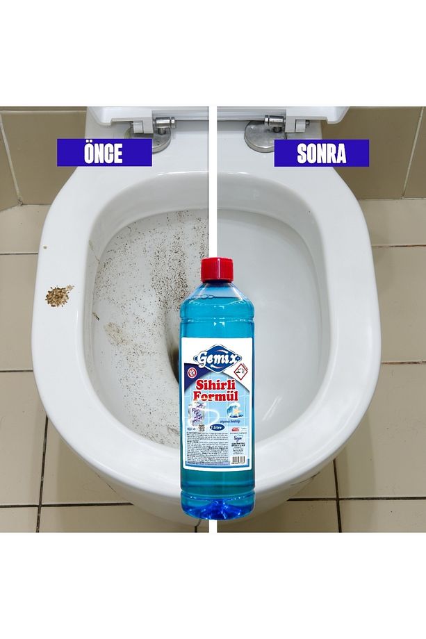 Gemix Sihirli Formül Mavi Su Fayans Derz Duşakabin Temizleyici 1000 ml 3 Adet - 4
