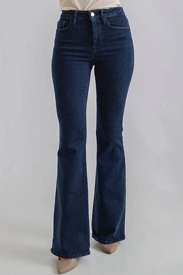 İspanyol Paça Esnek Kot Pantolon SP6109 - 2
