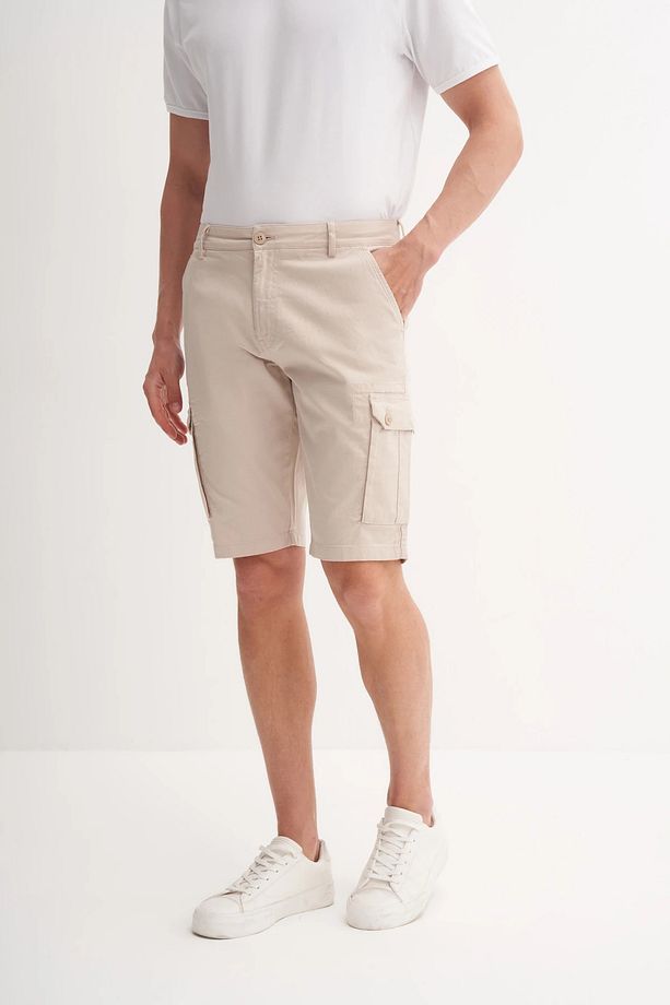 Regular Fit Kargo Bermuda Şort 6143 - 2