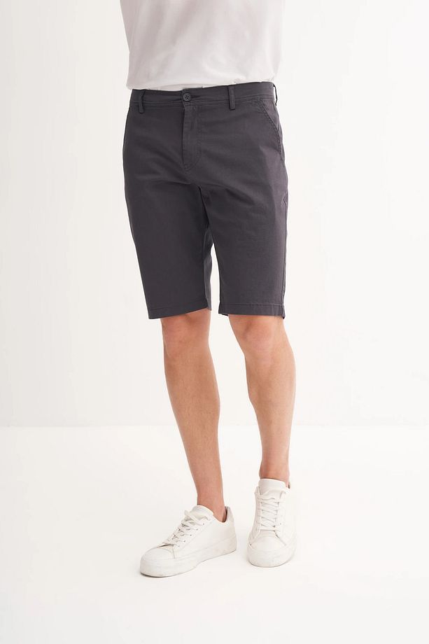 Regular Fit Gabardin Bermuda Şort 6001 - 3