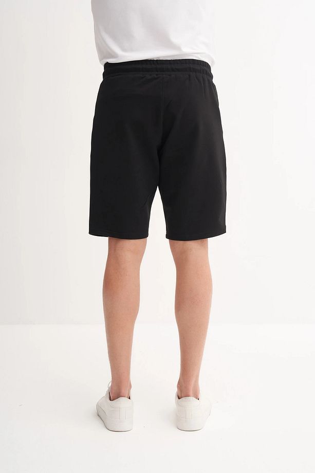 Slim Fit Dar Paça Likralı Örme Bermuda Şort 6082 - 4