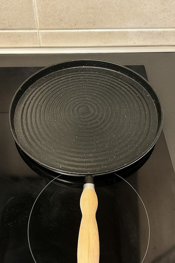 Granit Tek Taraflı Gözleme Bazlama Krep Tavası 36cm - 2