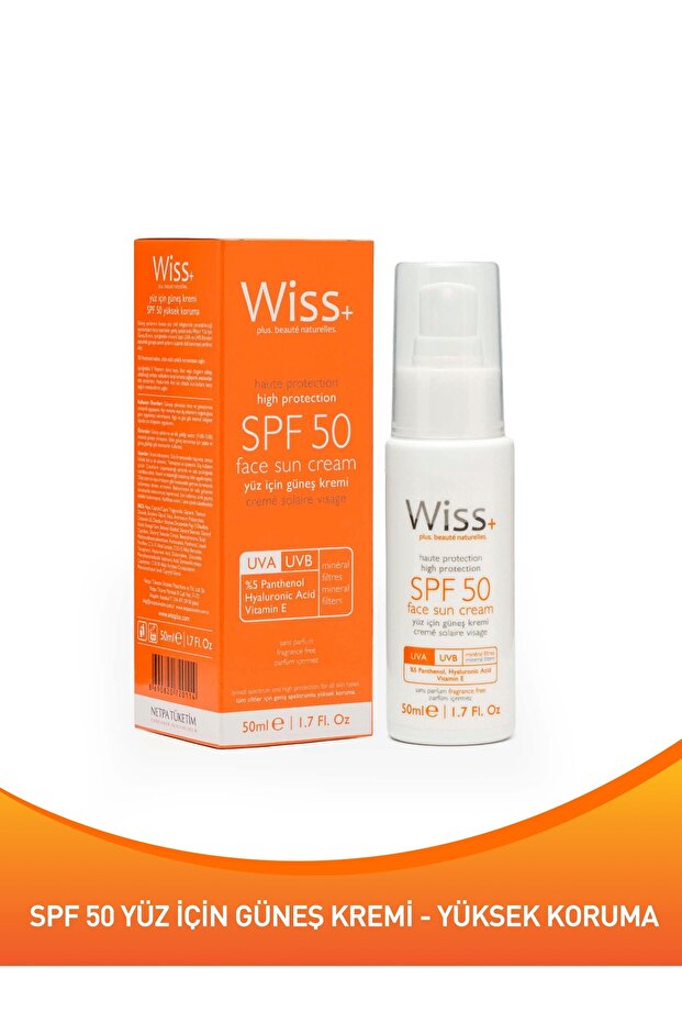 Face Güneş Kremi Spf50 50ml-antioksidan Yüz Için Güneş Kremi - 1