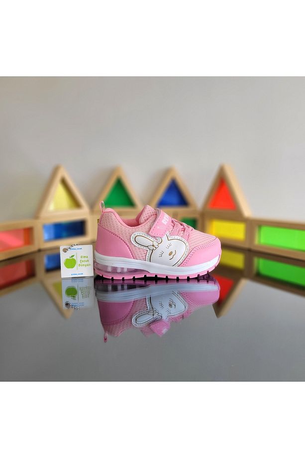 Işıklı Anatomik Memory Foam Hafif Rahat Yumuşak Unisex Bebe İlkadım Kız Çocuk Sneaker Spor Ayakkabı - 3
