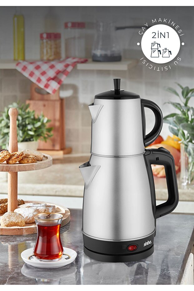 STM-5845 Elektrikli Çay Seti - 1