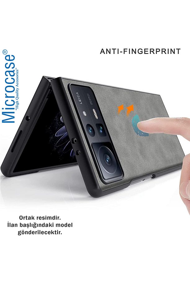 Tecno Phantom V Fold2 Deri Kaplama Kılıf-AL5121 - 4