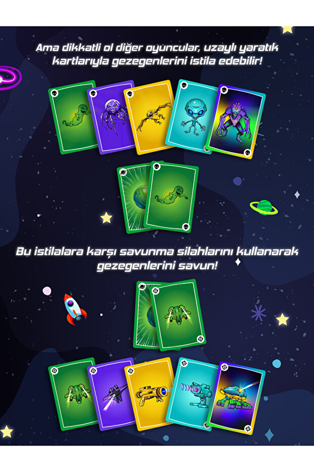 İstila Kart Oyunu Kutu Oyunu Arkadaş Aile Oyunu - 3