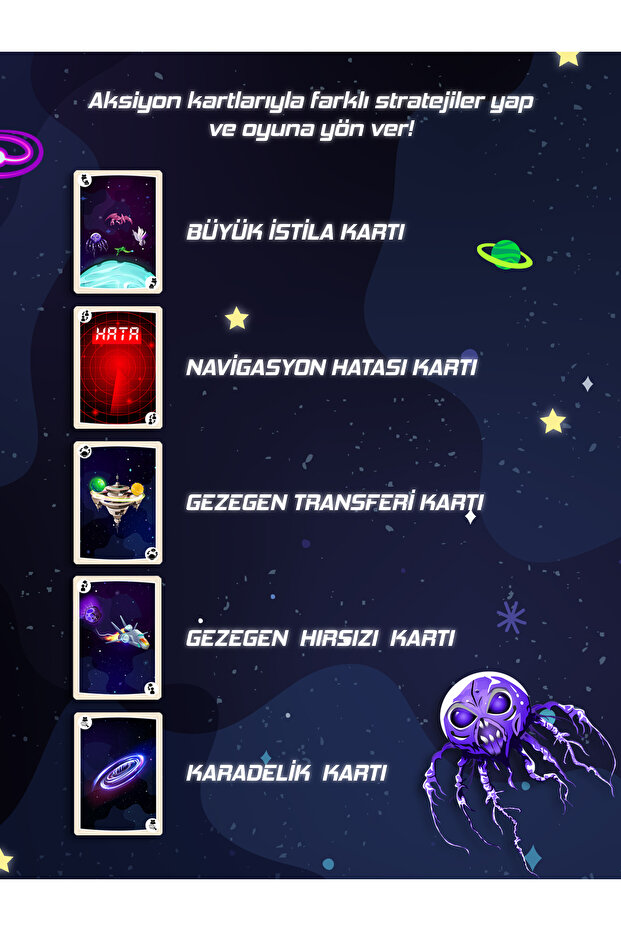 İstila Kart Oyunu Kutu Oyunu Arkadaş Aile Oyunu - 4