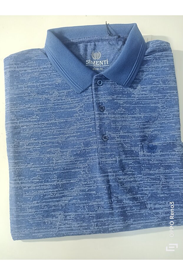 ياقة جاكار متشابكة مع جيب - 1