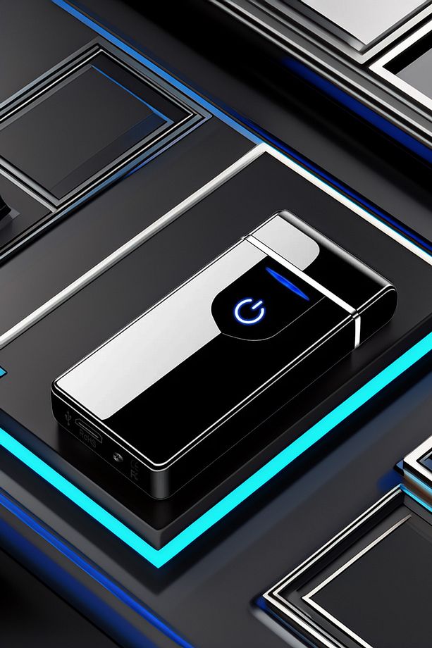K21 Usb Şarjlı 2 Ark Alevsiz Çakmak -New Style - 5