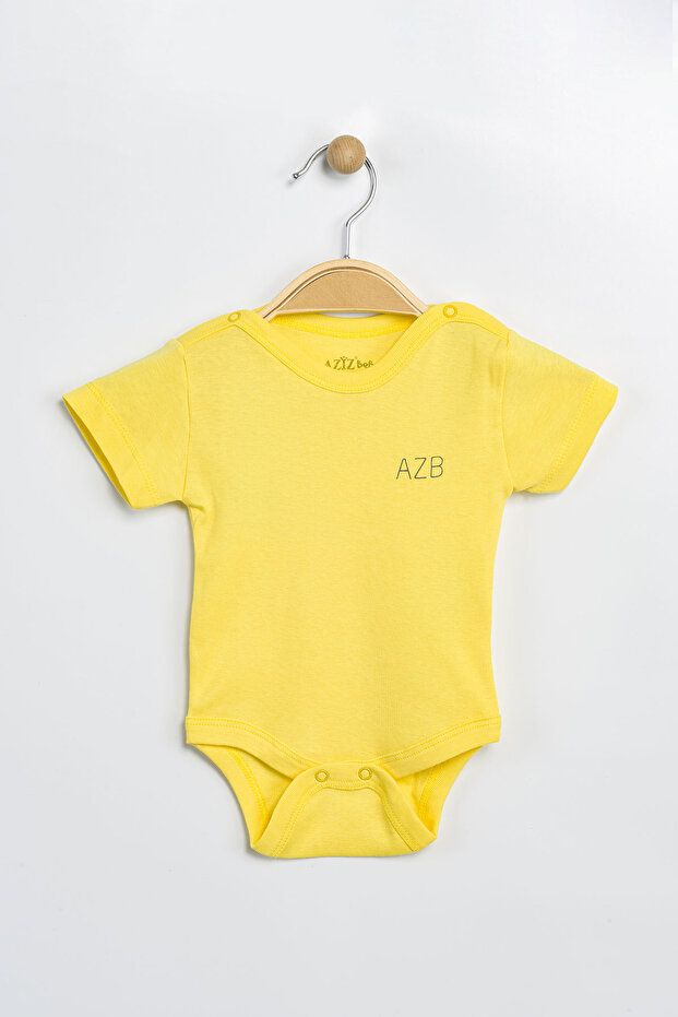 Baby Boy Girl 100% Cotton Bodysuit & Bodysuit with Snap Fasteners