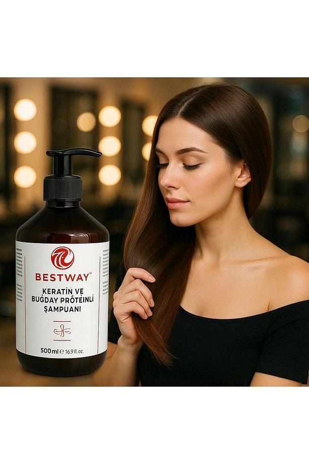KERATİN VE BUĞDAY PROTEiNLi ŞAMPUAN - 1