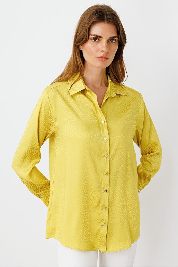 Modailgi Zebra Desen Jakarlı Gömlek Asit - 5