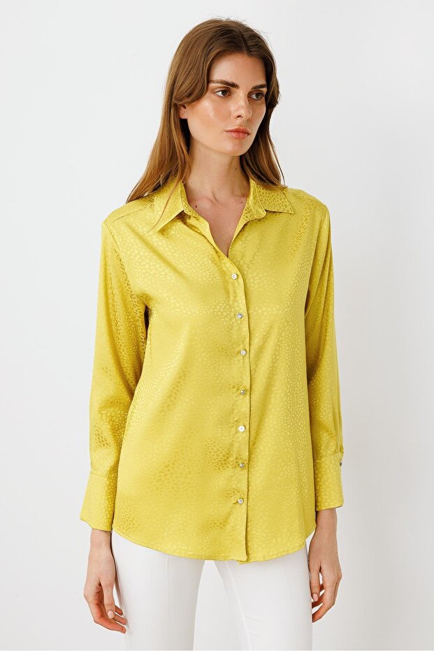 Modailgi Zebra Desen Jakarlı Gömlek Asit - 4