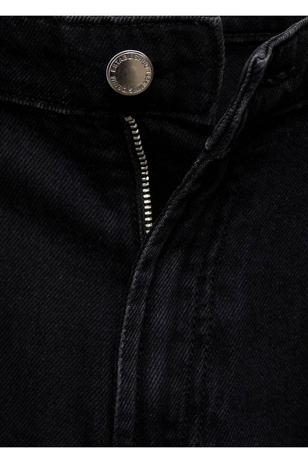 Pilili denim bermuda şort - 5