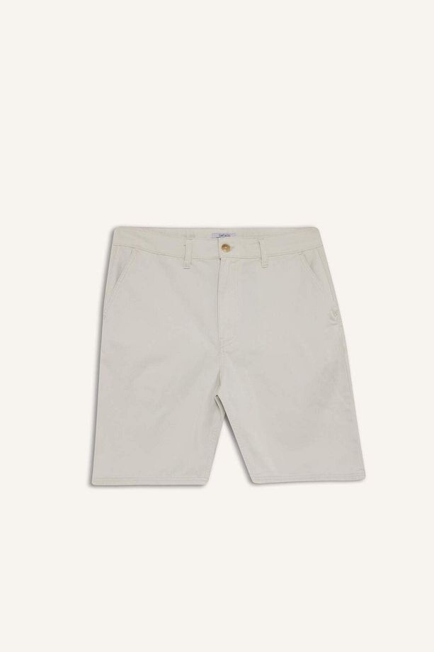 %100 Pamuk Regular Fit Bermuda Şort E1231AX25SM - 6