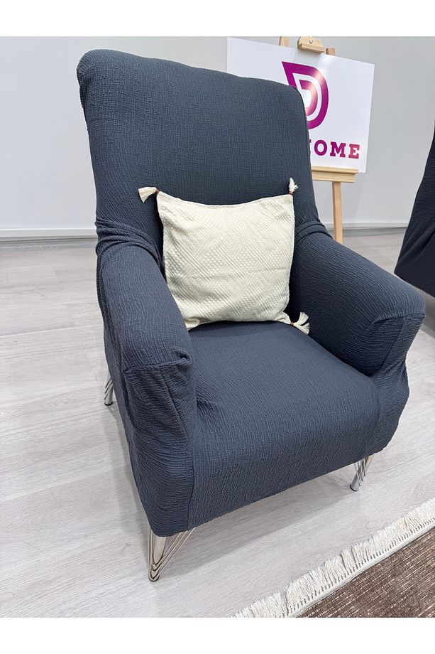 Berjer Örtüsü Berjer Kılıfı Tekli Koltuk Örtüsü Sofa Cover - 4