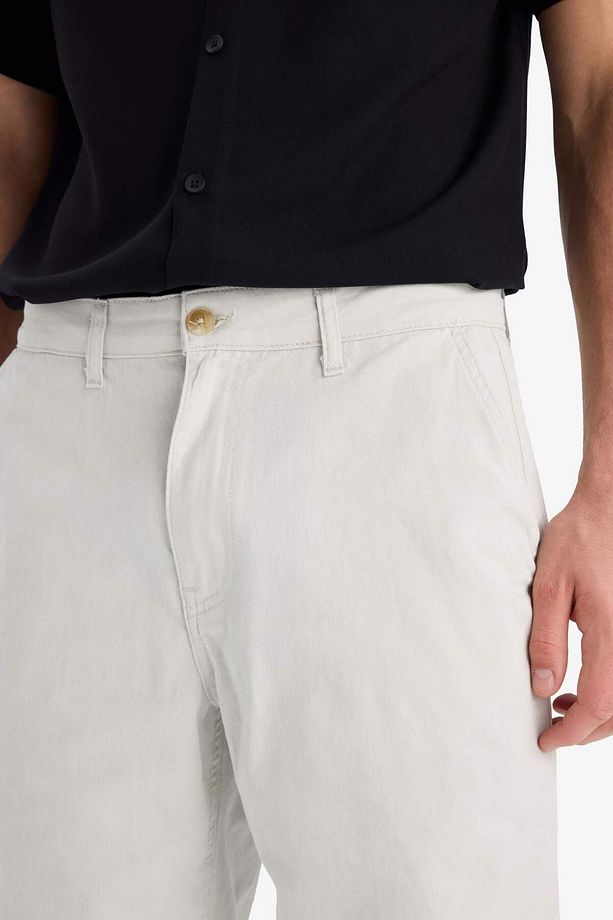 %100 Pamuk Regular Fit Bermuda Şort E1231AX25SM - 4