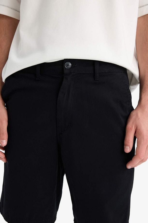 %100 Pamuk Regular Fit Bermuda Şort E1231AX25SM - 4