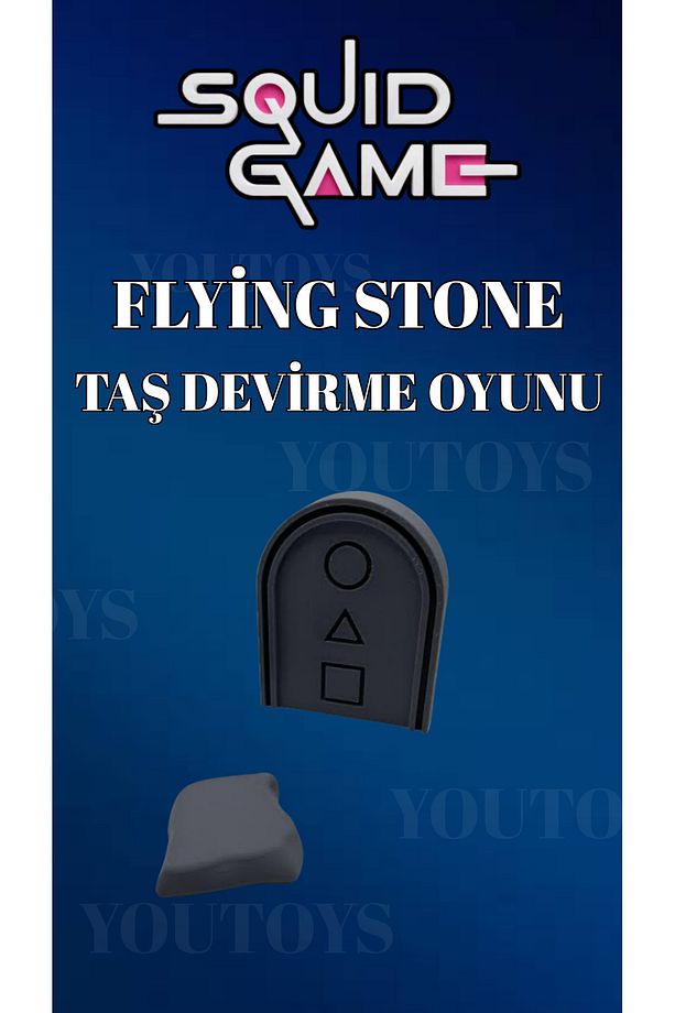 6 Oyun Tek Pakette- Şeker- Kumlu Ve Kutulu 5 Taş Ddakji Taş Devirme Topaç Jegi Davet Kartı Set - 4