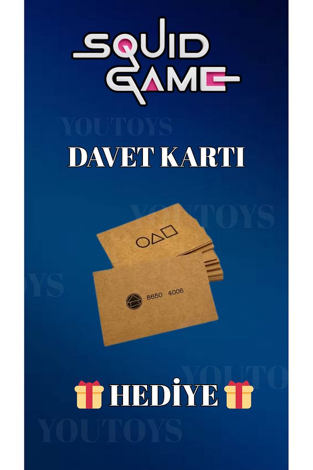 6 Oyun Tek Pakette- Şeker- Kumlu Ve Kutulu 5 Taş Ddakji Taş Devirme Topaç Jegi Davet Kartı Set - 8