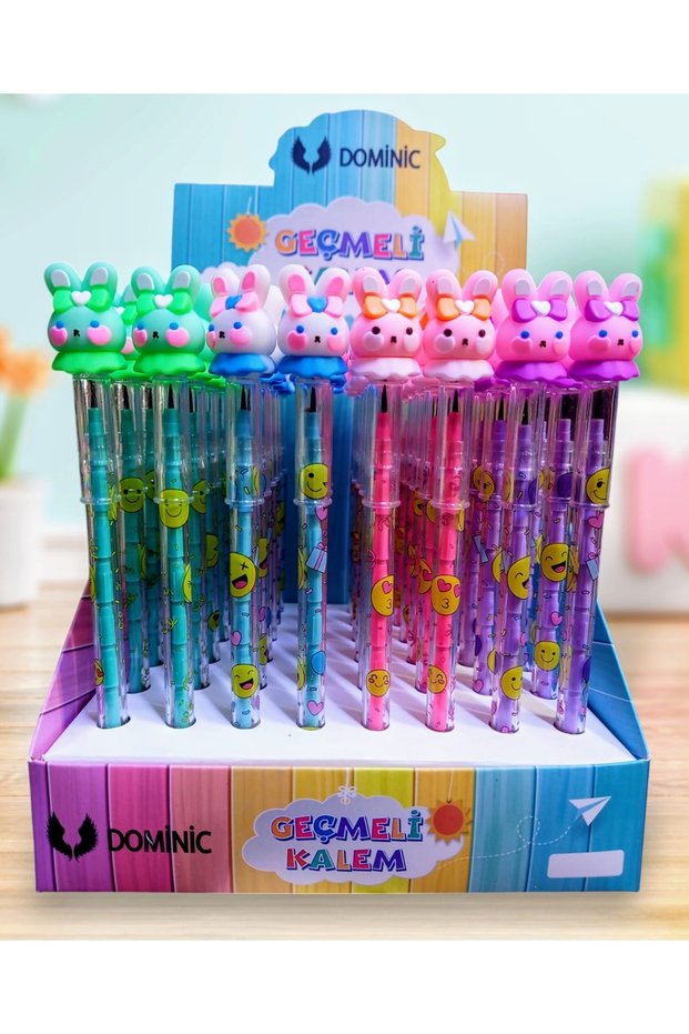 Cute Rabbit Laying Pencil Set of 12 Gift Birthday