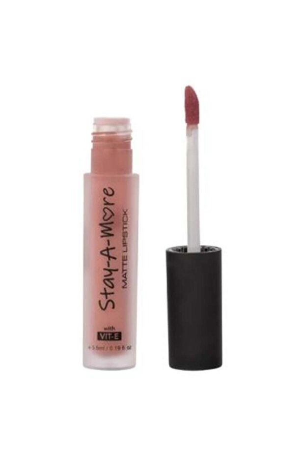 أحمر شفاه سائل مطفي Stay-A-More من Armaf Beauty، لون اللوز