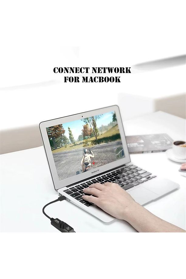 Harici İnternet 1000 Mbps Gigabit Tip C USB 3.0 Kablolu Ağ Kartı USB Rj45 Lan Ethernet Dönüştürücü - 2