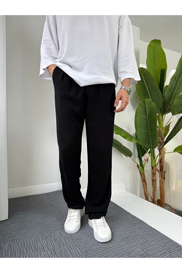 GG Viscon Keten Baggy Pantolon - 4