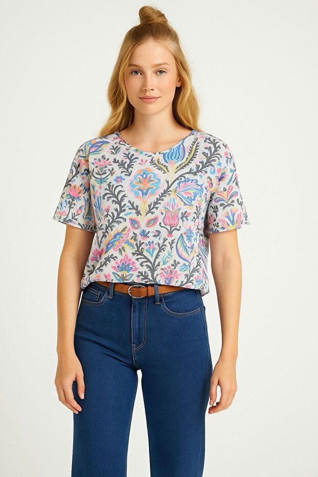 Desenli Tişört - 4