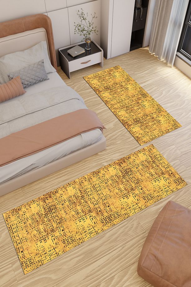 Dijital Baskı Makinede Yıkanabilir Kaymaz Taban Salon Halısı Yatak Odası Halısı & Yolluk Modelleri - 3
