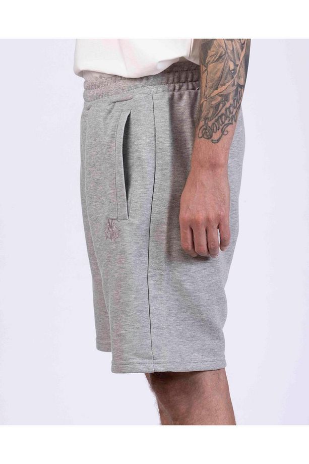 Authentic Eli Erkek Gri-Melanj Regular Fit Şort - 5